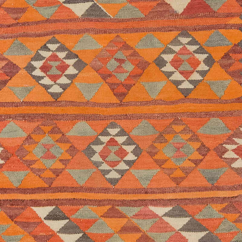 Vintage Tribal Kilim Runner - 2' 9" x 8' 6" (33" x 102") - K0077101