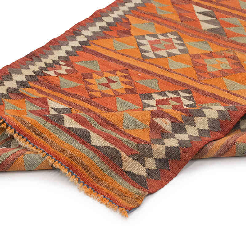 Vintage Tribal Kilim Runner - 2' 9" x 8' 6" (33" x 102") - K0077101