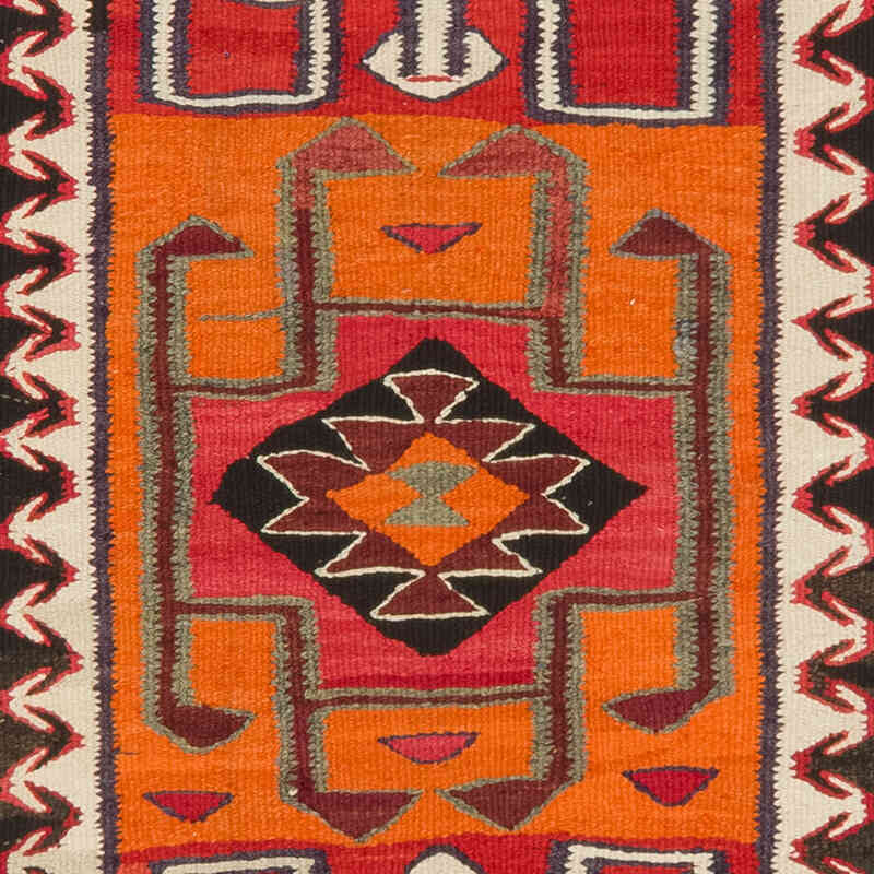 Vintage Tribal Kilim Runner - 3' 3" x 10' 5" (39" x 125") - K0077102