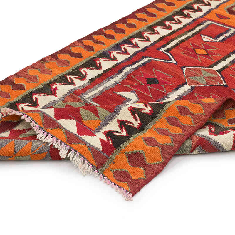 Vintage Tribal Kilim Runner - 3' 3" x 10' 5" (39" x 125") - K0077102