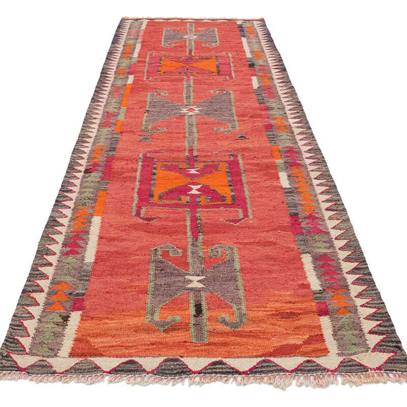 Vintage Anadolu Kilim Yolluk - 102 cm x 304 cm - K0077103