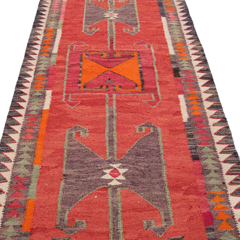 Vintage Anadolu Kilim Yolluk - 102 cm x 304 cm - K0077103