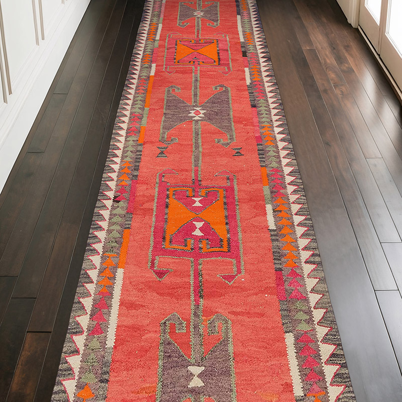 Vintage Anadolu Kilim Yolluk - 102 cm x 304 cm - K0077103