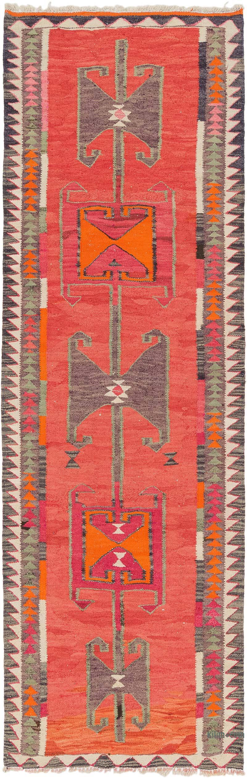 Vintage Anadolu Kilim Yolluk - 102 cm x 304 cm - K0077103
