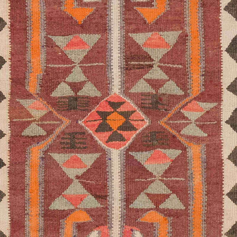 Vintage Anadolu Kilim Yolluk - 97 cm x 313 cm - K0077107