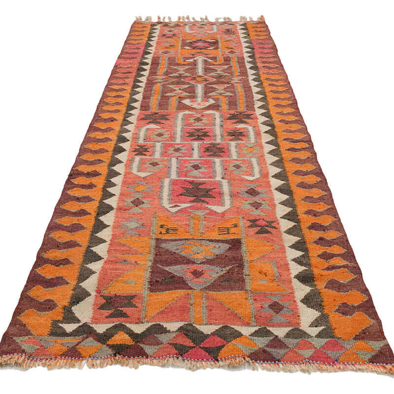 Vintage Anadolu Kilim Yolluk - 97 cm x 313 cm - K0077107