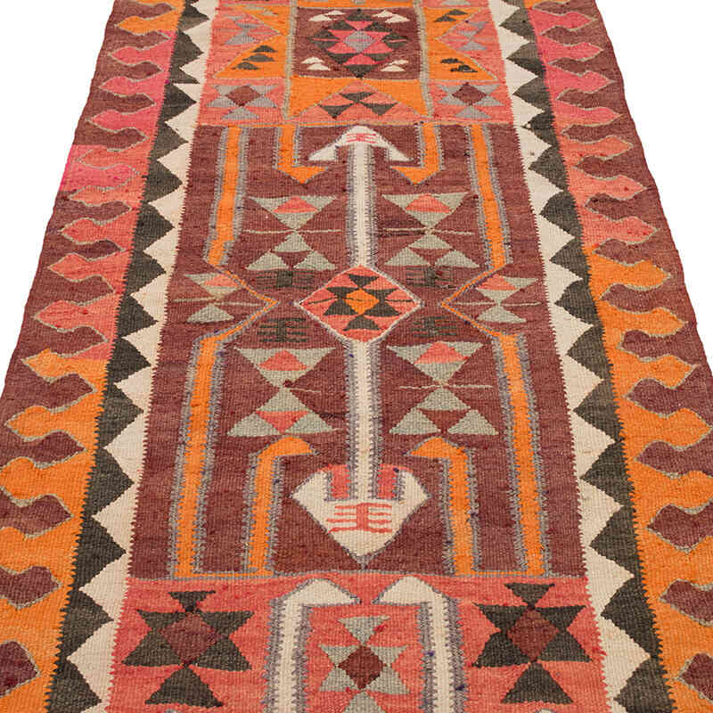 Vintage Anadolu Kilim Yolluk - 97 cm x 313 cm - K0077107