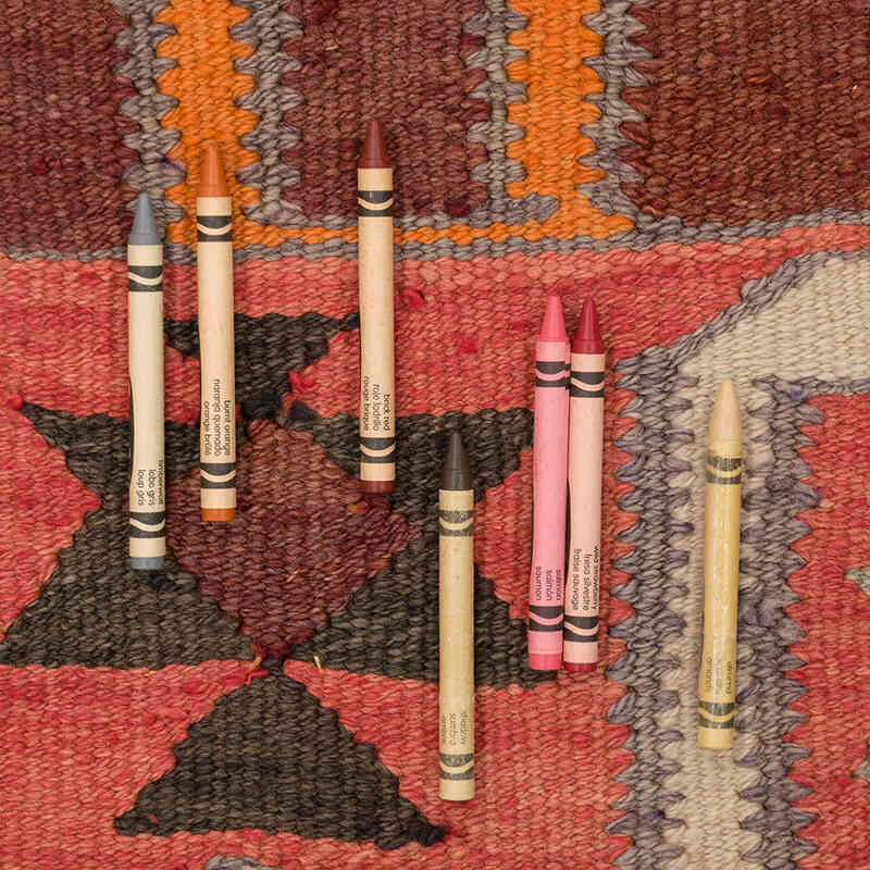 Vintage Anadolu Kilim Yolluk - 97 cm x 313 cm - K0077107