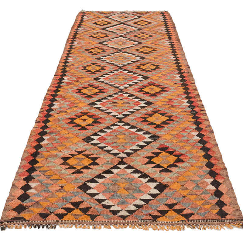 Alfombra Kilim Tribal Vintage - 96 cm x 296 cm - K0077110