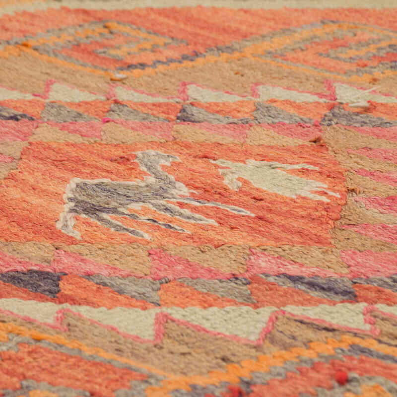 Vintage Tribal Kilim Runner - 3' 5" x 12' 2" (41" x 146") - K0077111