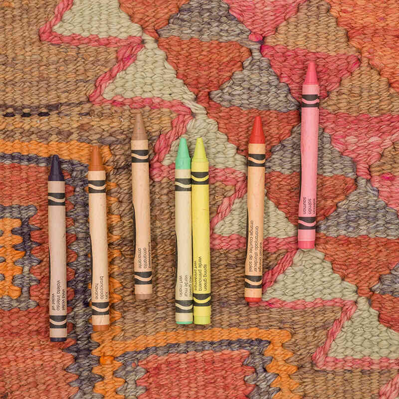 Vintage Tribal Kilim Runner - 3' 5" x 12' 2" (41" x 146") - K0077111