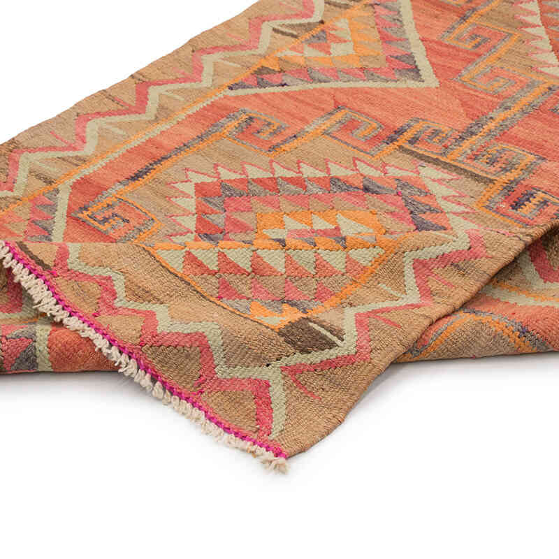 Vintage Tribal Kilim Runner - 3' 5" x 12' 2" (41" x 146") - K0077111