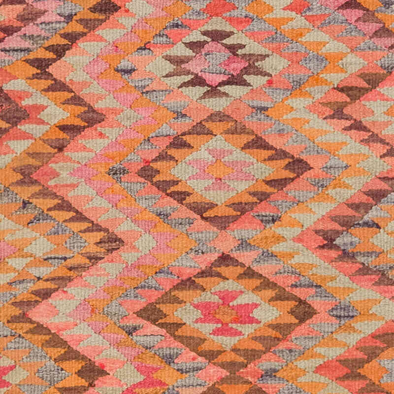 Alfombra Kilim Tribal Vintage - 88 cm x 307 cm - K0077113