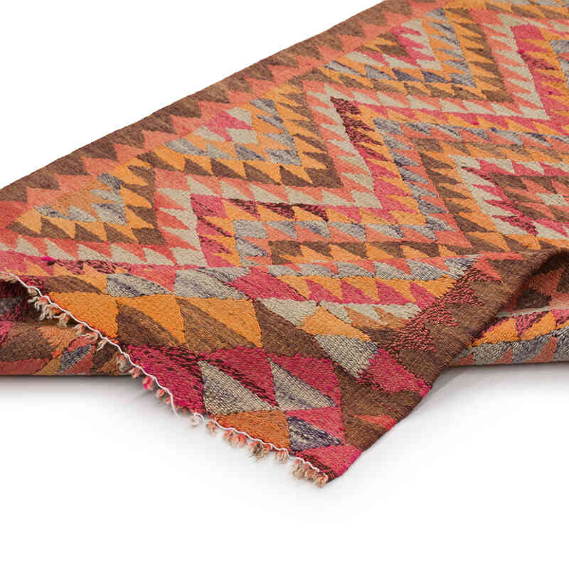Alfombra Kilim Tribal Vintage - 88 cm x 307 cm - K0077113