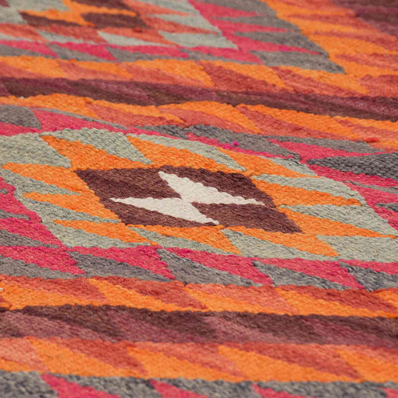 Vintage Tribal Kilim Runner - 2' 9" x 11' 2" (33" x 134") - K0077116