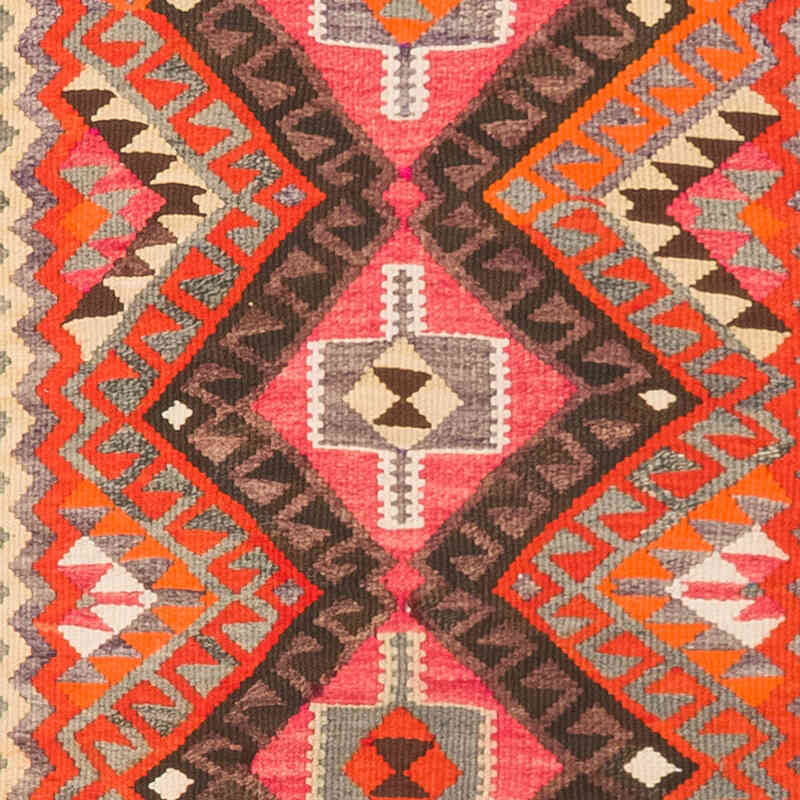Vintage Tribal Kilim Runner - 2' 9" x 10' 1" (33" x 121") - K0077117