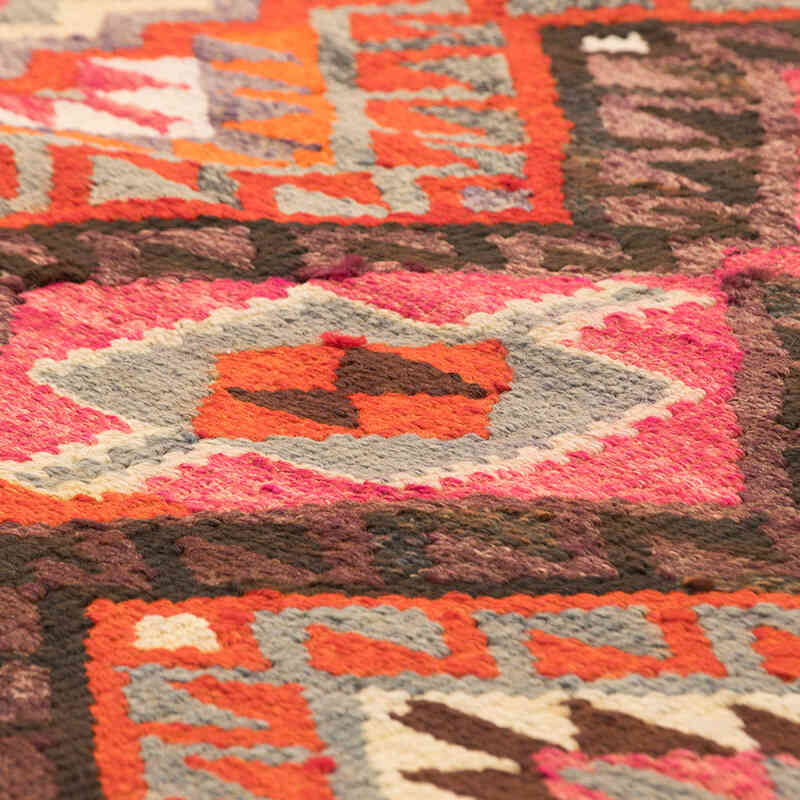 Vintage Tribal Kilim Runner - 2' 9" x 10' 1" (33" x 121") - K0077117