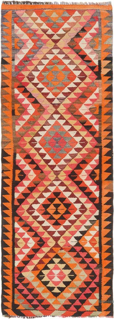 Vintage Anadolu Kilim Yolluk - 97 cm x 273 cm