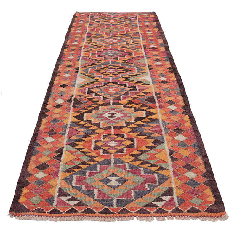 Alfombra Kilim Tribal Vintage - 94 cm x 301 cm - K0077120