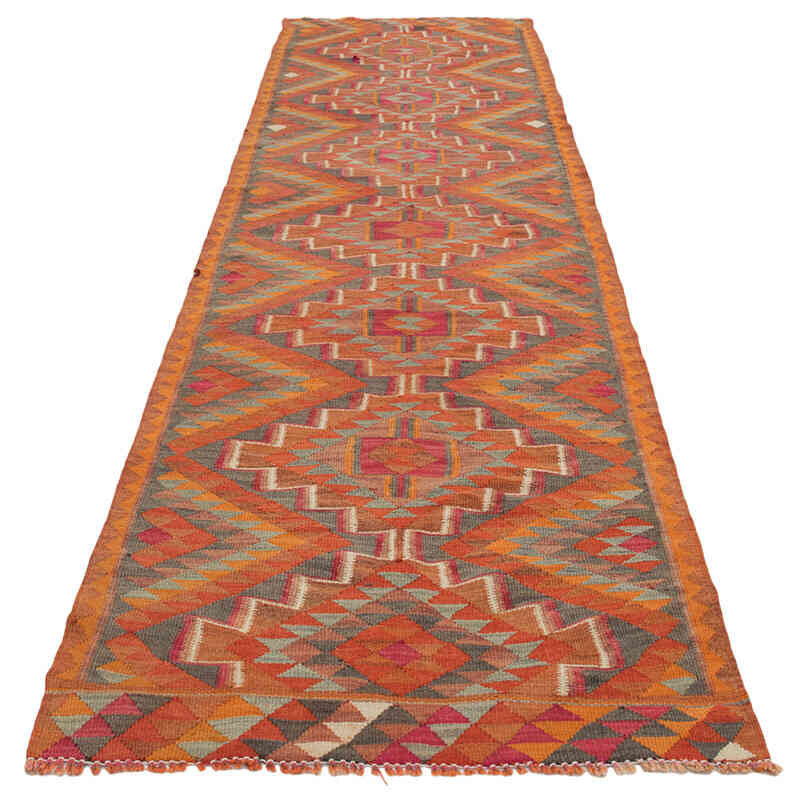 Vintage Anadolu Kilim Yolluk - 85 cm x 315 cm - K0077123