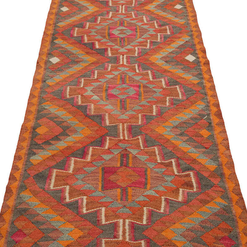 Vintage Anadolu Kilim Yolluk - 85 cm x 315 cm - K0077123