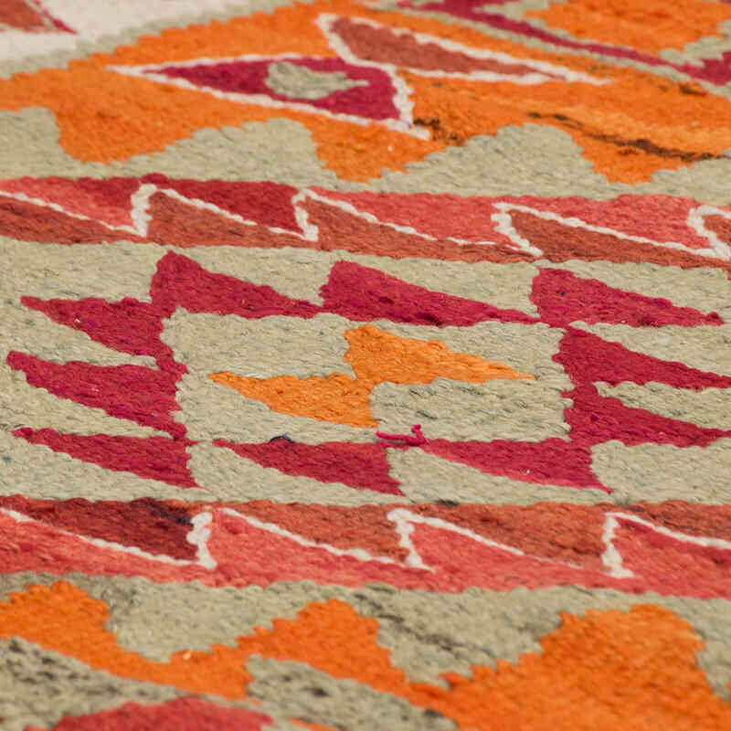 Vintage Anadolu Kilim Yolluk - 93 cm x 323 cm - K0077124