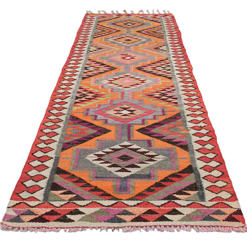 Vintage Anadolu Kilim Yolluk - 97 cm x 318 cm - K0077125