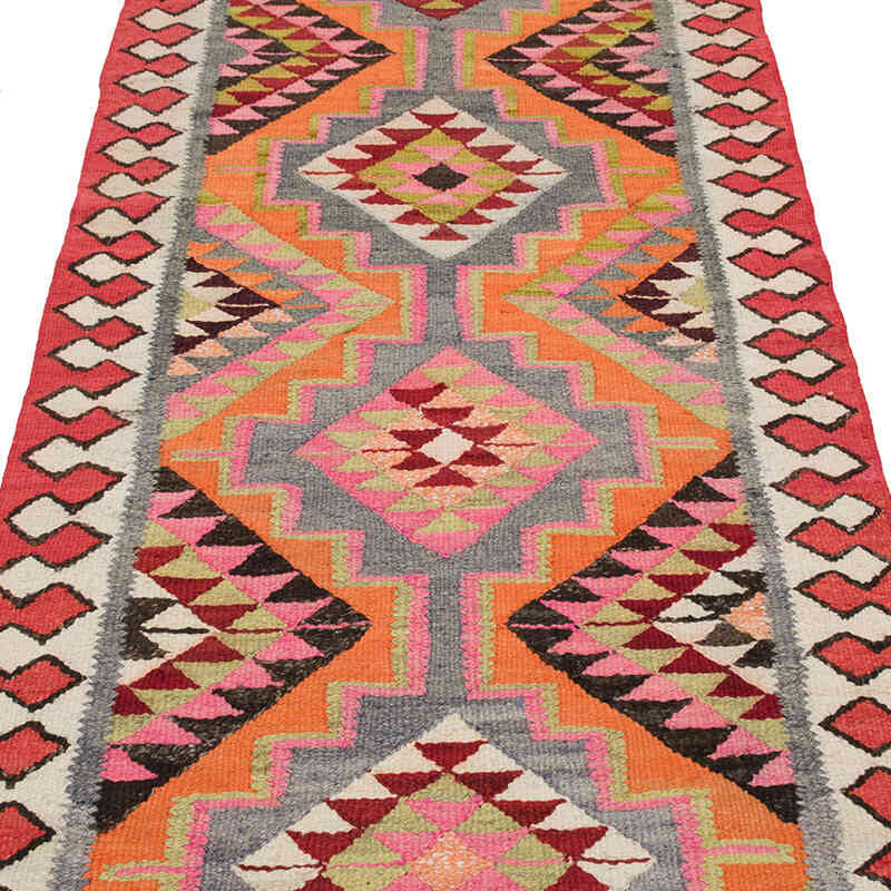 Vintage Anadolu Kilim Yolluk - 97 cm x 318 cm - K0077125