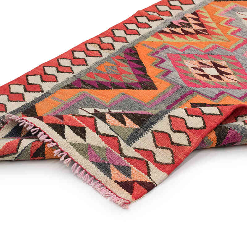 Vintage Anadolu Kilim Yolluk - 97 cm x 318 cm - K0077125