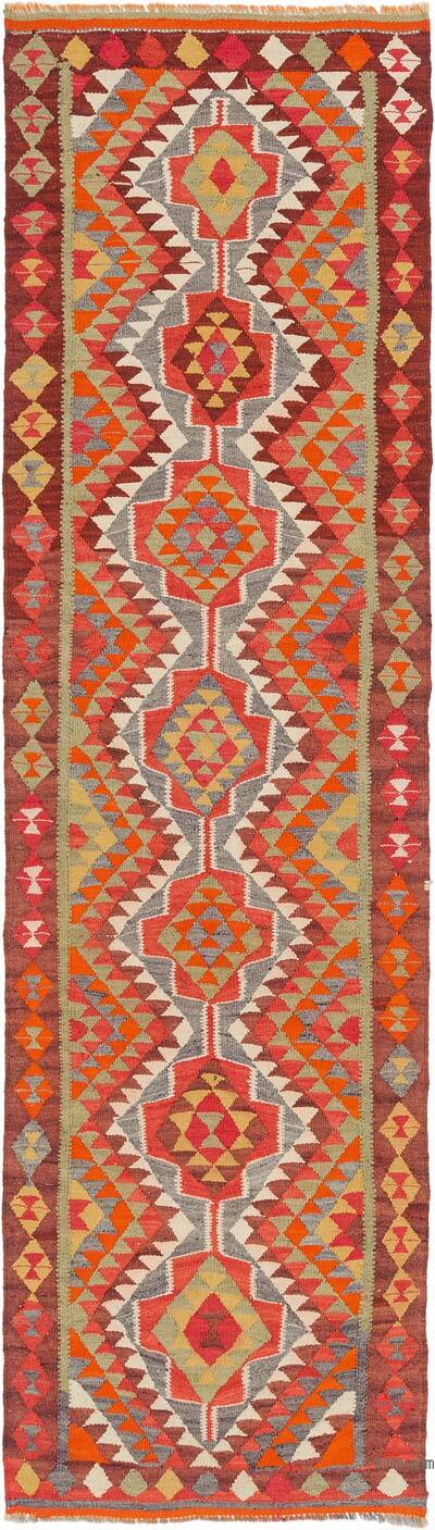 Vintage Anadolu Kilim Yolluk - 100 cm x 354 cm