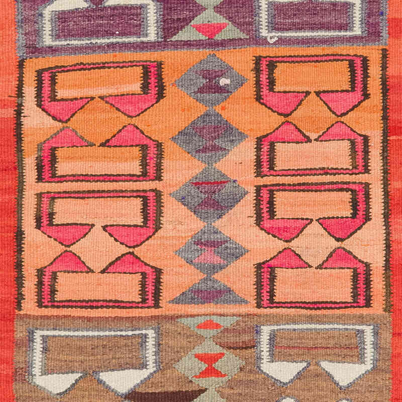 Alfombra Kilim Tribal Vintage - 100 cm x 301 cm - K0077133