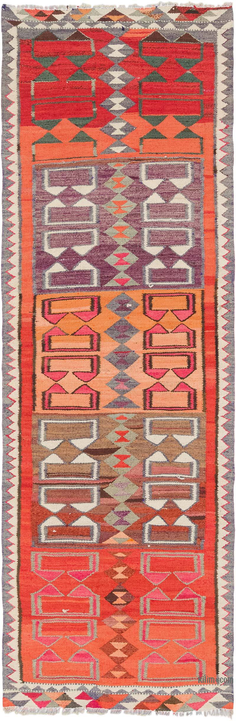 Alfombra Kilim Tribal Vintage - 100 cm x 301 cm - K0077133