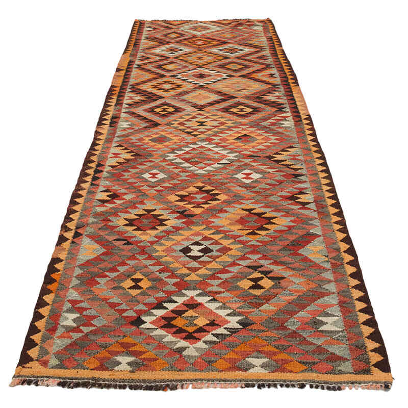 Alfombra Kilim Tribal Vintage - 94 cm x 313 cm - K0077136
