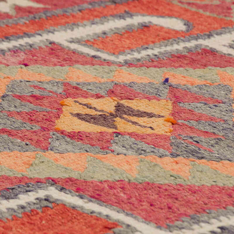 Vintage Tribal Kilim Runner - 3' 4" x 13' 6" (40" x 162") - K0077137