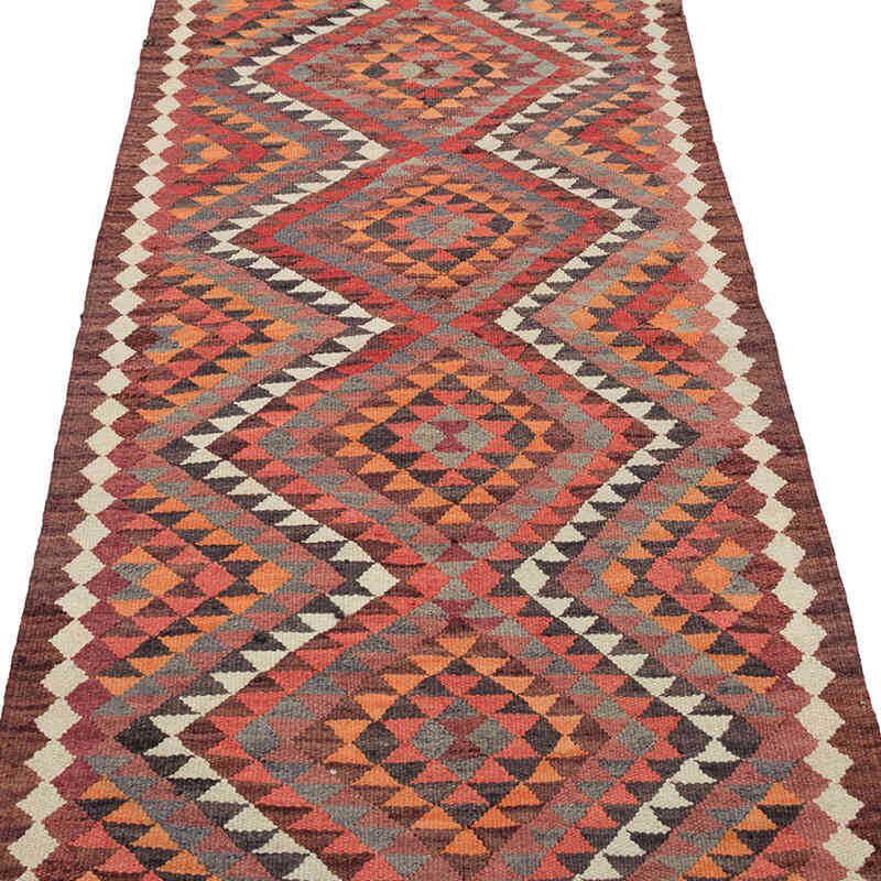 Vintage Tribal Kilim Runner - 2' 10" x 9' 7" (34" x 115") - K0077140