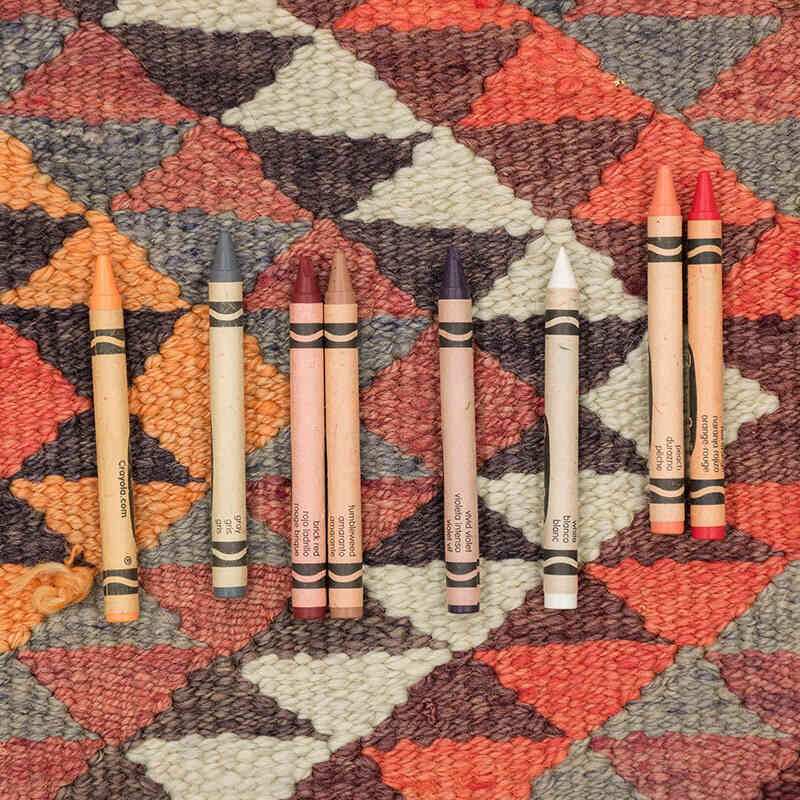 Vintage Tribal Kilim Runner - 2' 10" x 9' 7" (34" x 115") - K0077140