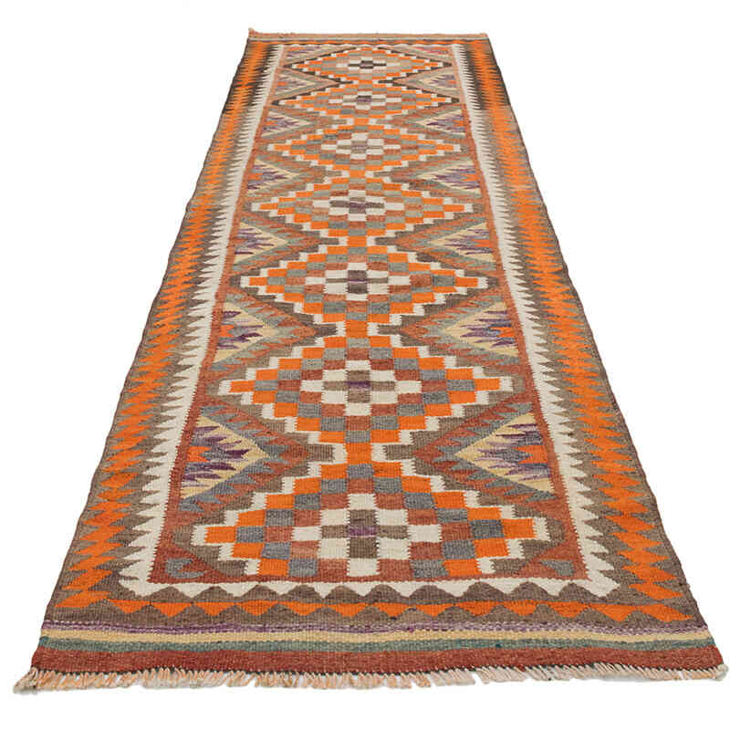 Alfombra Kilim Tribal Vintage - 90 cm x 315 cm - K0077141
