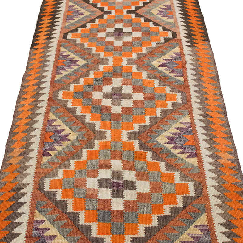 Alfombra Kilim Tribal Vintage - 90 cm x 315 cm - K0077141