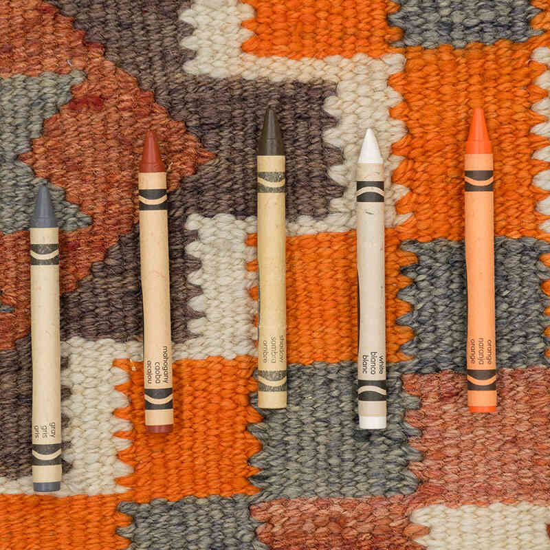 Alfombra Kilim Tribal Vintage - 90 cm x 315 cm - K0077141