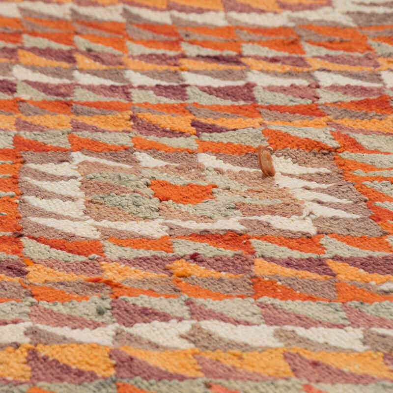 Vintage Tribal Kilim Runner - 2' 10" x 8' 1" (34" x 97") - K0077142