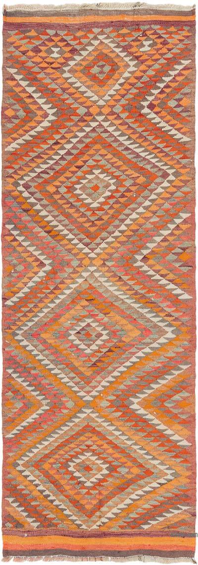 Vintage Anadolu Kilim Yolluk - 86 cm x 246 cm