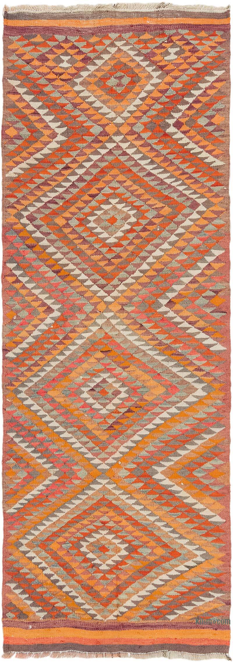Vintage Tribal Kilim Runner - 2' 10" x 8' 1" (34" x 97") - K0077142