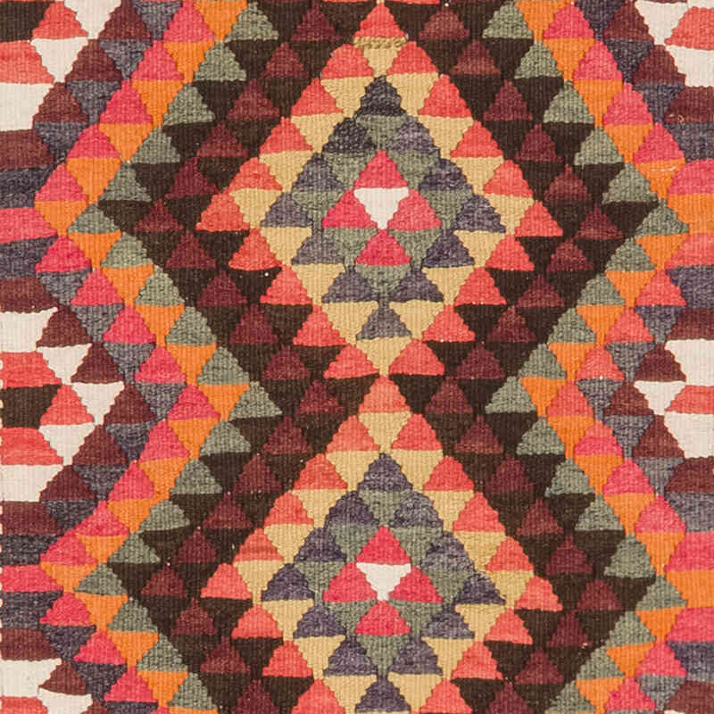 Vintage Tribal Kilim Runner - 2' 11" x 11' 11" (35" x 143") - K0077143