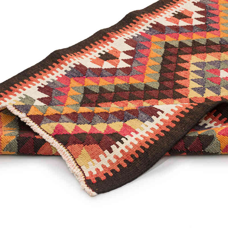 Vintage Tribal Kilim Runner - 2' 11" x 11' 11" (35" x 143") - K0077143