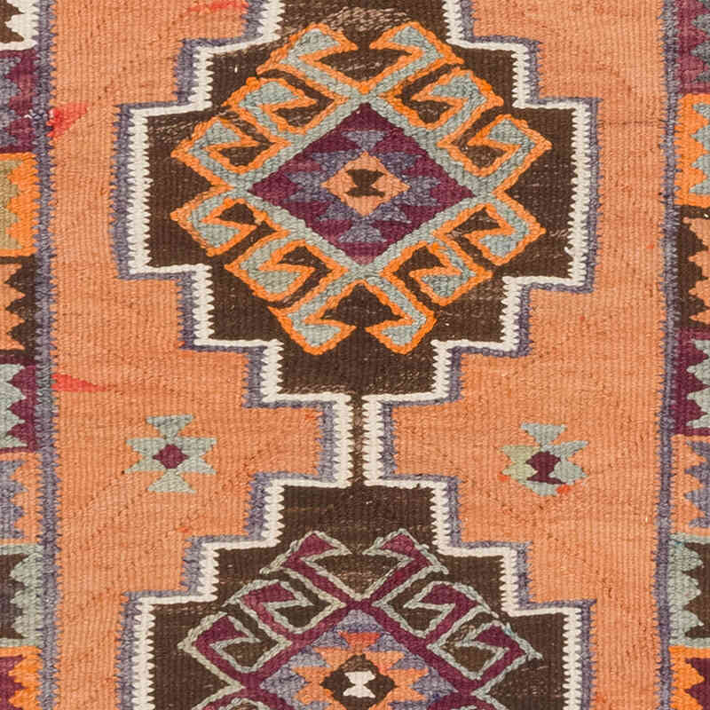 Alfombra Kilim Tribal Vintage - 91 cm x 266 cm - K0077145