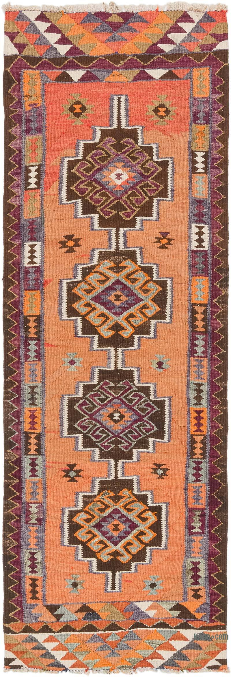 Alfombra Kilim Tribal Vintage - 91 cm x 266 cm - K0077145