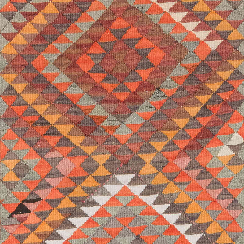 Vintage Tribal Kilim Runner - 2' 11" x 10' 4" (35" x 124") - K0077147