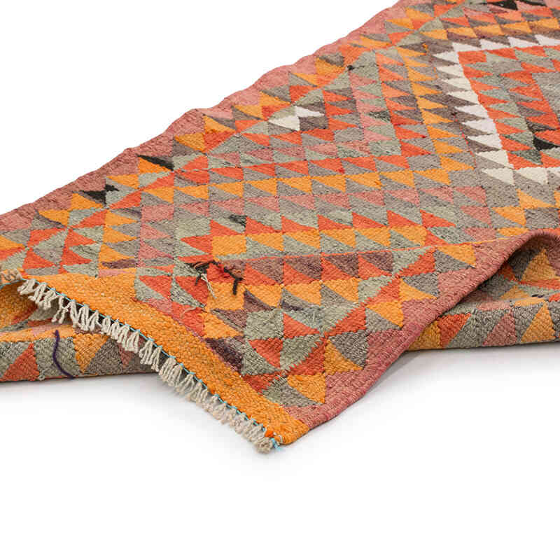Vintage Tribal Kilim Runner - 2' 11" x 10' 4" (35" x 124") - K0077147