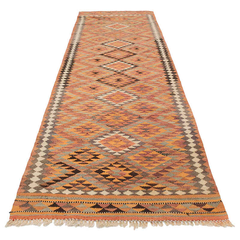 Alfombra Kilim Tribal Vintage - 86 cm x 292 cm - K0077148