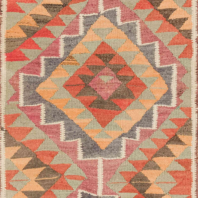 Vintage Anadolu Kilim Yolluk - 97 cm x 281 cm - K0077149